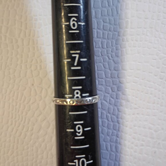 Vintage, Signed Native American Sterling Ring - Picture 6 of 6